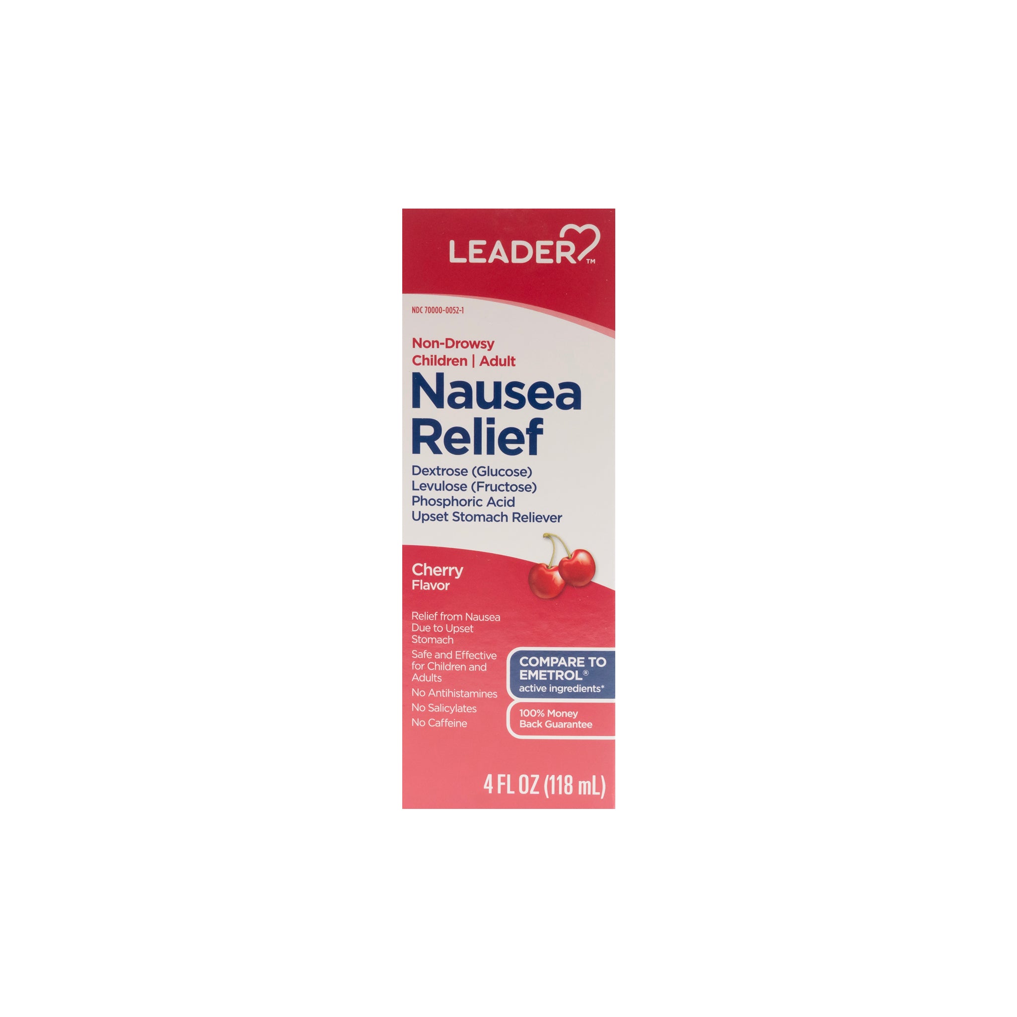 Nausea Relief Cherry Alcohol Free Liquid